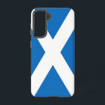 Samsung Galaxy S21 Schotse Hoesje Samsung Galaxy Hoesje<br><div class="desc">Introductie van ons Samsung Galaxy S21 hoesje met de Schotse vlag, ontworpen om een uitstekende beveiliging te combineren met een vleugje Schotse trots! Dit hoesje, dat met veel aandacht voor detail is vervaardigd, eert het rijke Schotse erfgoed. Het ontwerp toont een iconische blauwe achtergrond met het witte kruis van de...</div>
