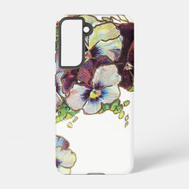 SAMSUNG GALAXY S21 Telefoon Case FLOWER DESIGN STI Hoesje