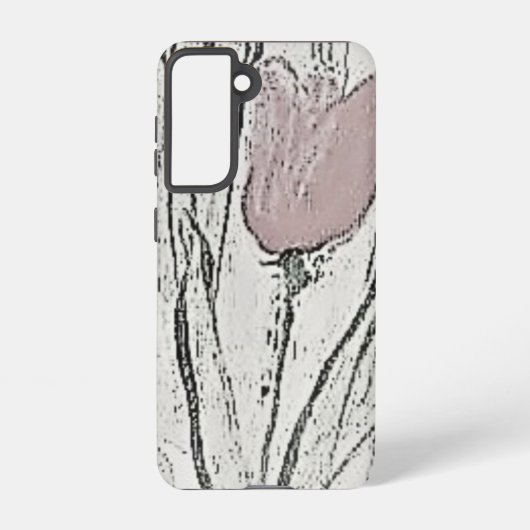 SAMSUNG GALAXY S21 Telefoon Case FLOWER STYLE DESI Hoesje (Achterkant)