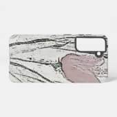 SAMSUNG GALAXY S21 Telefoon Case FLOWER STYLE DESI Hoesje (Achterkant horizontaal)