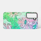 SAMSUNG GALAXY S21 Telefoon Case FLOWER STYLE DESI Samsung Galaxy Hoesje (Achterkant horizontaal)