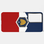 Samsung Galaxy S21 Ultra Case with Utah flag Hoesje (Linkerkant)