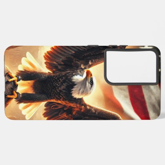 Samsung Galaxy S21 Ultra Hoesje American Eagle (Linkerkant)