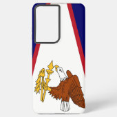 Samsung Galaxy S21 Ultra Hoesje American Samoa fla (Achterkant)