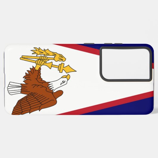 Samsung Galaxy S21 Ultra Hoesje American Samoa fla (Linkerkant)