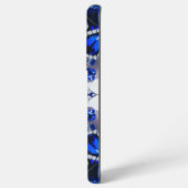 Samsung Galaxy S21 Ultra Hoesje blauw wit kleuren (Achterkant horizontaal)