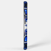 Samsung Galaxy S21 Ultra Hoesje blauw wit kleuren (Rechterkant)