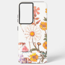 Samsung Galaxy S21 ultra Hoesje BLOEM ONTWERP