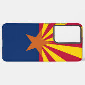 Samsung Galaxy S21 Ultra Hoesje Flag van Arizona,  (Linkerkant)