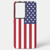 Samsung Galaxy S21 Ultra Hoesje Flag van de VS (Achterkant)