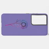 Samsung Galaxy S21 Ultra hoesje Flower Design Styl (Linkerkant)