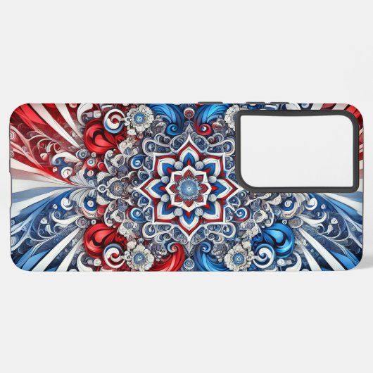 Samsung Galaxy S21 Ultra Hoesje Franse kleuren (Linkerkant)