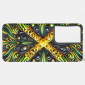 Samsung Galaxy S21 Ultra Hoesje Jamaicaanse kleure (Linkerkant)