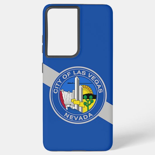 Samsung Galaxy S21 Ultra Hoesje Las Vegas vlag (Achterkant)