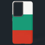 Samsung Galaxy S21 Ultra Hoesje met Bulgaarse vlag<br><div class="desc">Verbeter uw Samsung Galaxy S21 Ultra met onze exclusieve telefoonhoes met de Bulgaarse vlag! Deze telefoonhoes is vervaardigd met nauwgezette aandacht voor detail en toont met trots het iconische ontwerp van de Bulgaarse vlag. De vlag toont drie horizontale banden van wit, groen en rood, met het nationale wapen aan de...</div>