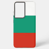 Samsung Galaxy S21 Ultra Hoesje met Bulgaarse vlag (Achterkant)