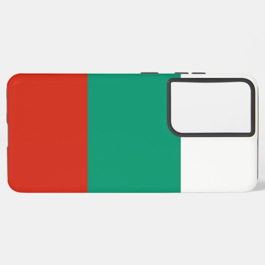 Samsung Galaxy S21 Ultra Hoesje met Bulgaarse vlag (Linkerkant)