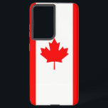 Samsung Galaxy S21 Ultra Hoesje met Canadese vlag<br><div class="desc">Verbeter uw Samsung Galaxy S21 Ultra met onze exclusieve telefoonhoes met de Canadese vlag! Deze telefoonhoes is vervaardigd met nauwgezette aandacht voor detail en toont met trots het iconische ontwerp van de Canadese vlag. De vlag heeft een rood veld met een wit vierkant in het midden, met een gestileerd rood...</div>
