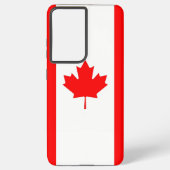 Samsung Galaxy S21 Ultra Hoesje met Canadese vlag (Achterkant)