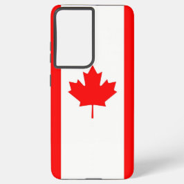 Samsung Galaxy S21 Ultra Hoesje met Canadese vlag