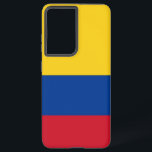 Samsung Galaxy S21 Ultra Hoesje met Colombiaanse v<br><div class="desc">Transformeer uw Samsung Galaxy S21 Ultra met onze exclusieve telefoonhoes met de vlag van Colombia! Deze telefoonhoes is vervaardigd met nauwgezette aandacht voor detail en toont met trots het levendige ontwerp van de Colombiaanse vlag. De vlag bestaat uit drie horizontale strepen - geel, blauw en rood - waarbij de gele...</div>