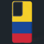 Samsung Galaxy S21 Ultra Hoesje met Colombiaanse v<br><div class="desc">Transformeer uw Samsung Galaxy S21 Ultra met onze exclusieve telefoonhoes met de vlag van Colombia! Deze telefoonhoes is vervaardigd met nauwgezette aandacht voor detail en toont met trots het levendige ontwerp van de Colombiaanse vlag. De vlag bestaat uit drie horizontale strepen - geel, blauw en rood - waarbij de gele...</div>