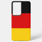 Samsung Galaxy S21 Ultra Hoesje met Duitse vlag (Achterkant)