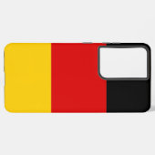 Samsung Galaxy S21 Ultra Hoesje met Duitse vlag (Linkerkant)
