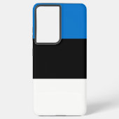 Samsung Galaxy S21 Ultra Hoesje met Estse vlag (Achterkant)