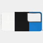 Samsung Galaxy S21 Ultra Hoesje met Estse vlag (Linkerkant)