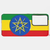 Samsung Galaxy S21 Ultra Hoesje met Ethiopische vl (Linkerkant)