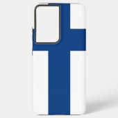 Samsung Galaxy S21 Ultra Hoesje met Finse vlag (Achterkant)