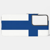 Samsung Galaxy S21 Ultra Hoesje met Finse vlag (Linkerkant)