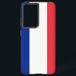 Samsung Galaxy S21 Ultra Hoesje met Franse vlag<br><div class="desc">Maak van uw Samsung Galaxy S21 Ultra een Franse trots met onze exclusieve cover met de vlag van Frankrijk! Deze cover, die met veel aandacht voor detail is gemaakt, laat met trots het iconische ontwerp van de Franse vlag zien. De vlag toont drie verticale strepen van blauw, wit en rood,...</div>