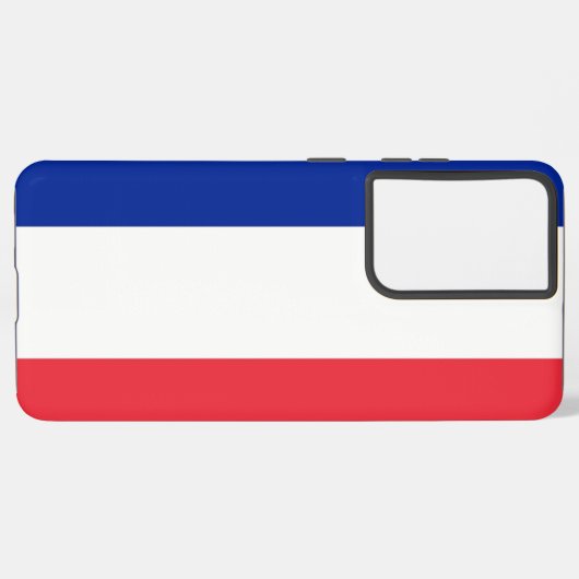 Samsung Galaxy S21 Ultra Hoesje met Franse vlag (Linkerkant)