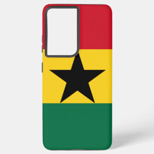 Samsung Galaxy S21 Ultra Hoesje met Ghanese vlag