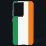 Samsung Galaxy S21 Ultra Hoesje met Ierse vlag<br><div class="desc">Voeg een vleugje Irish pride toe aan je Samsung Galaxy S21 Ultra met onze exclusieve cover met de Ierse vlag! Deze cover is vervaardigd met zorgvuldige aandacht voor detail en is meer dan alleen maar een beschermend accessoire; het is een viering van het Ierse erfgoed en culturele rijkdom. Het ontwerp...</div>
