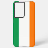 Samsung Galaxy S21 Ultra Hoesje met Ierse vlag (Achterkant)