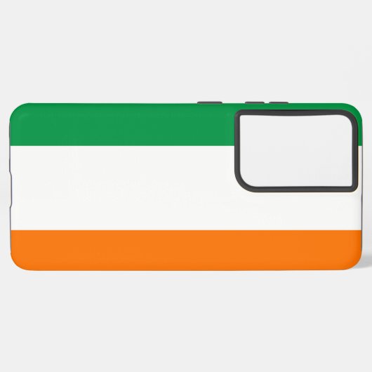 Samsung Galaxy S21 Ultra Hoesje met Ierse vlag (Linkerkant)