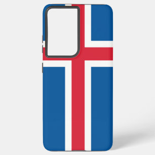 Samsung Galaxy S21 Ultra Hoesje met IJslandse vlag