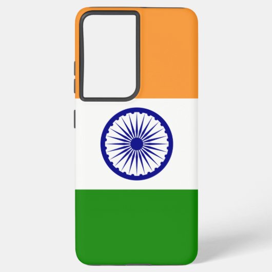 Samsung Galaxy S21 Ultra Hoesje met Indiase vlag (Achterkant)