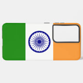 Samsung Galaxy S21 Ultra Hoesje met Indiase vlag (Linkerkant)