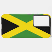 Samsung Galaxy S21 Ultra Hoesje met Jamaica vlag (Linkerkant)