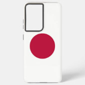 Samsung Galaxy S21 Ultra Hoesje met Japanse vlag (Achterkant)