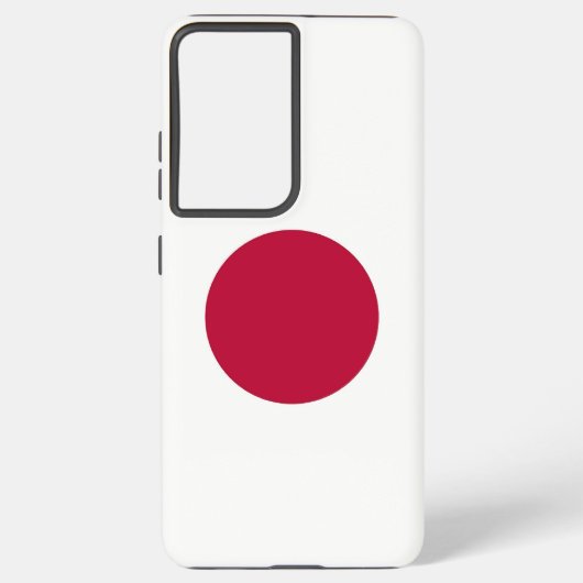 Samsung Galaxy S21 Ultra Hoesje met Japanse vlag (Achterkant)