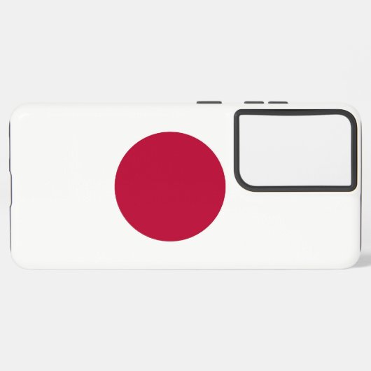 Samsung Galaxy S21 Ultra Hoesje met Japanse vlag (Linkerkant)