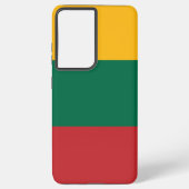 Samsung Galaxy S21 Ultra Hoesje met Litouwse vlag (Achterkant)