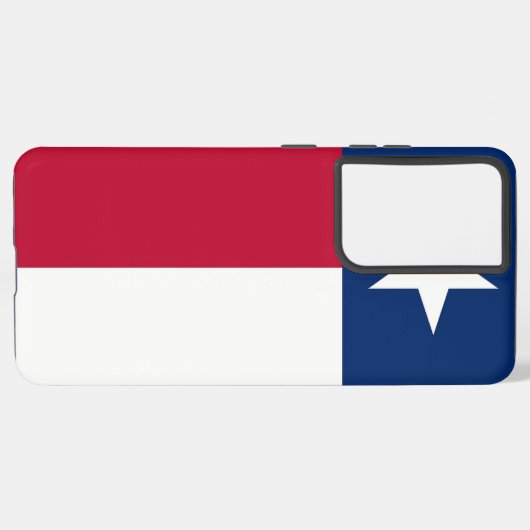 Samsung Galaxy S21 Ultra Hoesje met Texaanse vlag (Linkerkant)