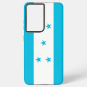 Samsung Galaxy S21 Ultra Hoesje met vlag van Hondu (Achterkant)
