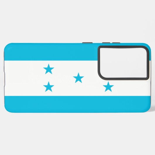 Samsung Galaxy S21 Ultra Hoesje met vlag van Hondu (Linkerkant)